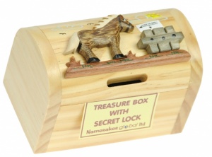 5215-HR: Horse Money Boxes (Hidden Lock) (Pack Size 3) Price Breaks Available - TEMP OUT OF STOCK